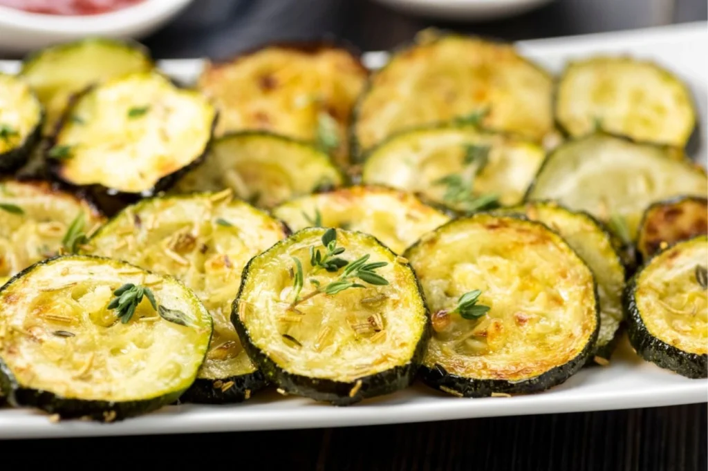 Chips de abobrinha crocantes na air fryer: petisco rápido e saudável