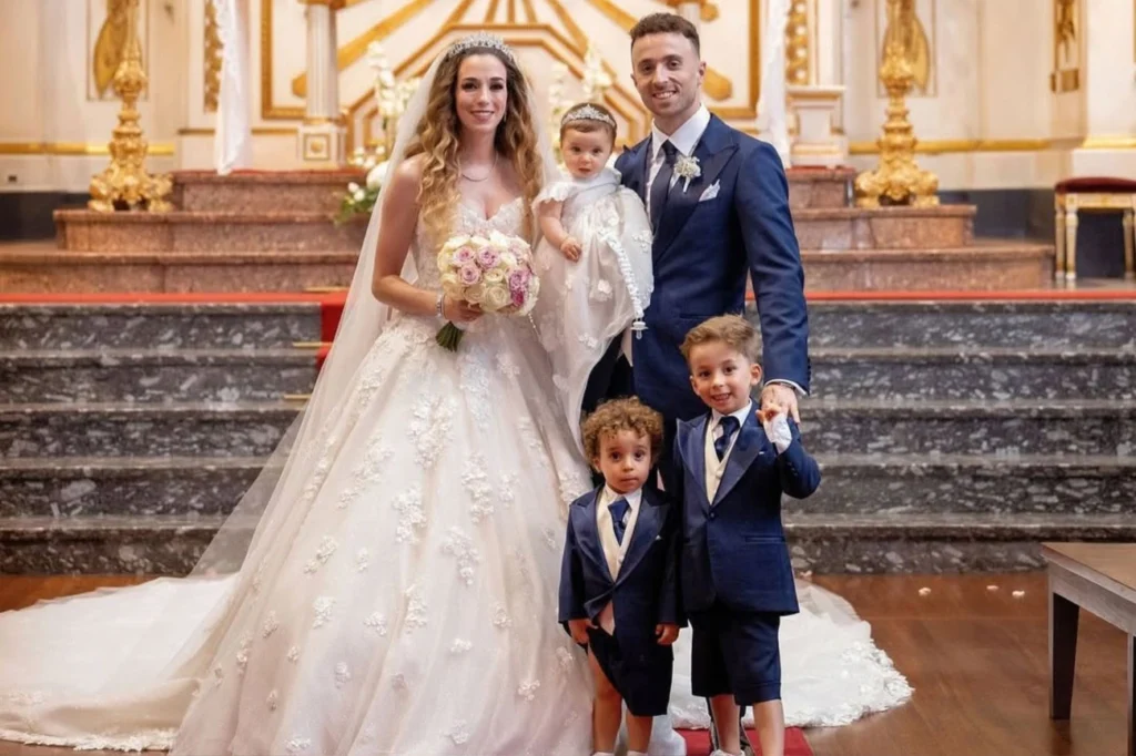 Filha de Diogo Jota completa um ano e viúva faz post com ex-jogador