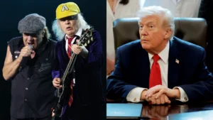 AC/DC lança música natalina hoje sobre Trump nos anos 90