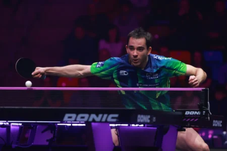 Calderano perde para Lebrun e é eliminado nas oitavas do WTT Finals