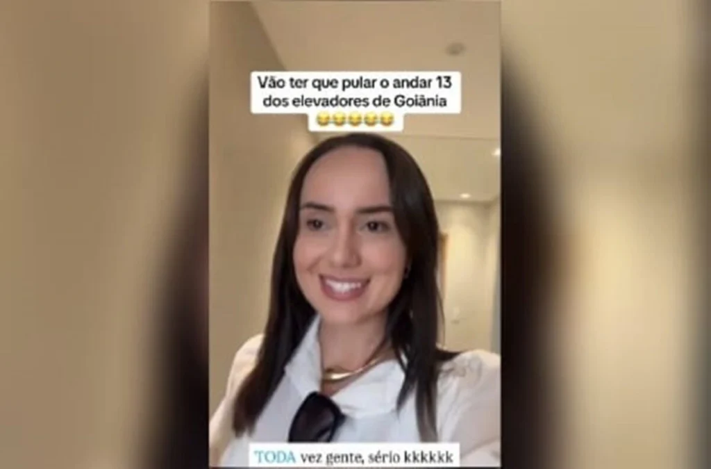 Corretora de luxo relata dificuldade com apês de 13º andar em Goiânia.Vídeo