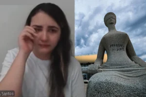 Débora do Batom pede a Moraes para ir à Câmara e depor sobre 8/1