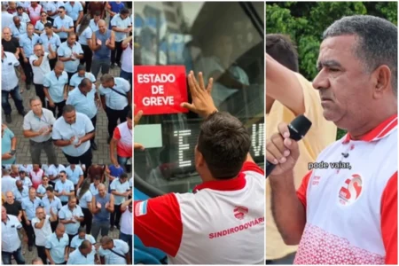 Greve de ônibus no ES: empresas oferecem reduzir jornada em 10 minutos Greve de ônibus no ES: empresas oferecem reduzir jornada em 10 minutos
