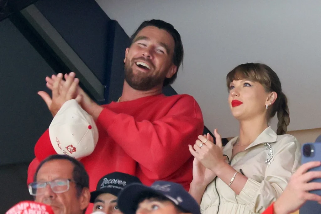 Pedido de Travis Kelce para Chiefs sobre Taylor Swift foi revelado Pedido de Travis Kelce para Chiefs sobre Taylor Swift foi revelado