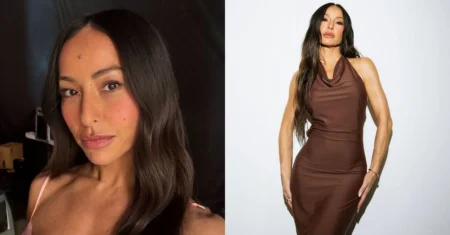 Sabrina Sato exibe look com plumas em minidesfile da Vila Isabel; veja detalhes