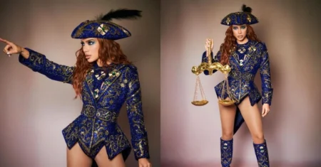 Anitta leva Ensaios para Ribeirão Preto com look Libra agora