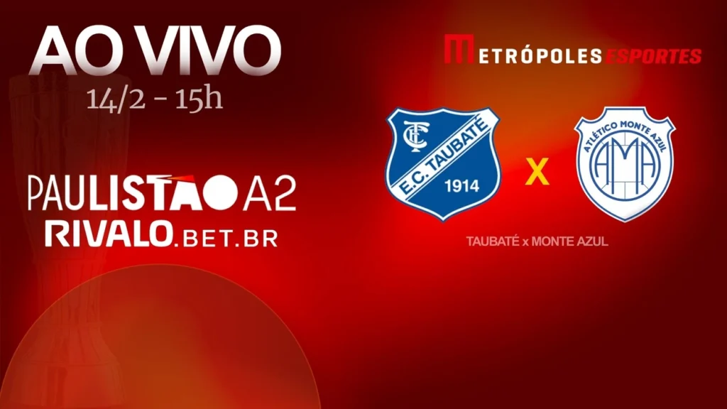 Assista Taubaté x Monte Azul ao vivo agora no YouTube Assista Taubaté x Monte Azul ao vivo agora no YouTube
