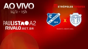 Assista Taubaté x Monte Azul ao vivo agora no YouTube