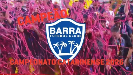 Barra conquista título histórico do Catarinense hoje contra Chapecoense