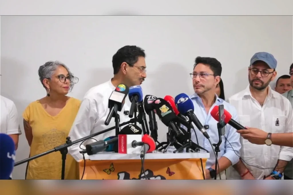 Carlos Caicedo apoia Cepeda: a última cartada da Colômbia antes do primeiro turno