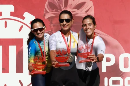 Vencedores do contrarrelógio no Metrópoles Endurance Ciclismo hoje