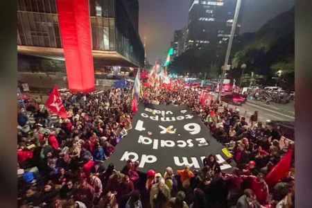 manifestantes reivindicam fim da escala 6×1 e mais qualidade de vida agora