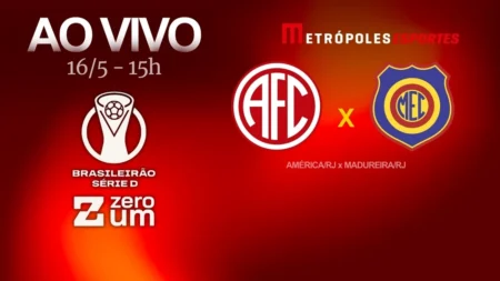 Assista agora América-RJ x Madureira-RJ ao vivo Metrópoles Esportes