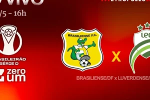 Hoje Brasiliense-DF x Luverdense-MT ao vivo, disputa pelo título da Série D ZeroUm no Metrópoles