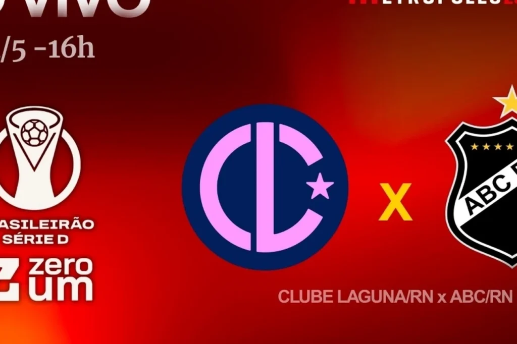 Assista agora Clube Laguna-RN x ABC-RN ao vivo no YouTube com transmissão do Metrópoles Esportes hoje às 16h pela Série D
