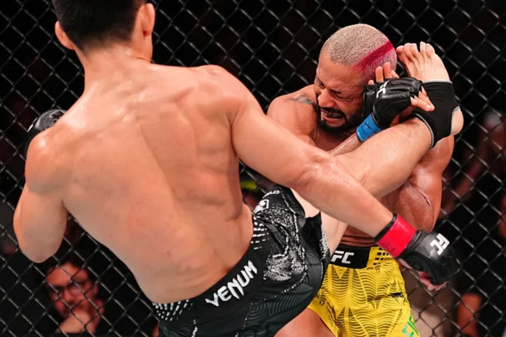 UFC Macau Song Yadong finaliza Deiveson Figueiredo com guilhotina agora hoje