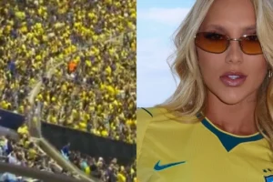 Virginia xingada pela torcida agora após gol de Vini Jr contra Panamá